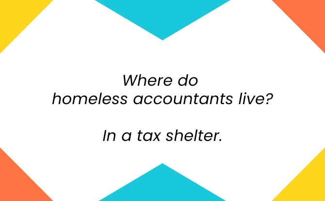 Where do homeless accountants live?